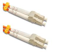 Qoltec 54025 câble de Fibre Optique 5 m LC/UPC OM2 Orange