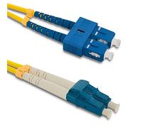 Qoltec 54033 câble de Fibre Optique 3 m SC/UPC LC/UPC Jaune