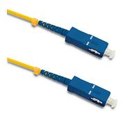Qoltec 54297 câble de Fibre Optique 1 m SC/UPC Jaune