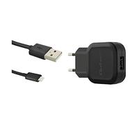 Qoltec Adaptateur CA pour Smartphone/Tablette 12 W 5 V 2,4 A USB + USB Type PC