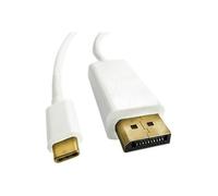 Qoltec Adaptateur DisplayPort USB-C (M) pour DisplayPort (M) USB 3.1 1 m