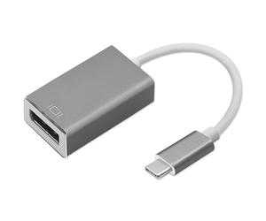 Qoltec Adapter-Übergangsstück USB-C 3.1 | DisplayPort | 4K | MHL | Aluminium