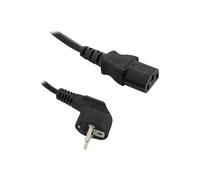 Qoltec Câble d'alimentation CEE 7-7 (M) pour IEC 60320 C13 CA 250 V 1.4 m