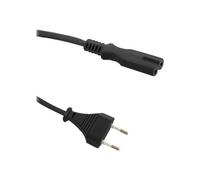 Qoltec Câble d'alimentation Europlug (M) pour IEC 60320 C7 (M) CA 250 V 1.4 m