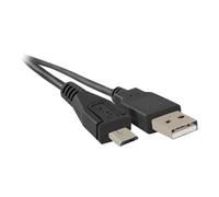 Qoltec Câble USB USB (M) pour Micro-USB de type B (M) USB 2.0 25 cm