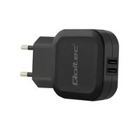Qoltec Charger 12W 5V 2.4A 2xUSB - 5901878501857
