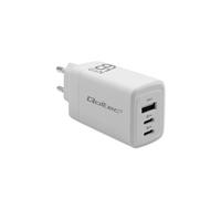 Qoltec Chargeur secteur GaN 65W 5-20V 3-3.35A 2 x USB-C 51822