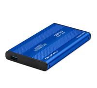 Qoltec 51859 boîtier disque dur externe hdd/ssd 2.5'' sata3 usb 3.0 bleu