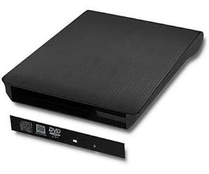 Qoltec Logement/Poche Optique Lecteur CD/DVD SATA USB 3.0 12.7 mm, Câble Intégré, 51867