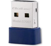 Qoltec Mini adaptateur réseau Wi-Fi BT 4.0 | Standard N