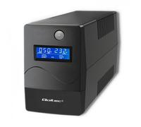 Qoltec Monolith alimentation d'énergie non interruptible Double-conversion (en ligne) 0,65 kVA 360 W 2 sorties CA