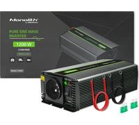 Qoltec Monolith Power Adapter/Inverter Auto 1200 W noir