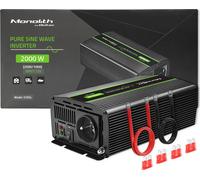 Qoltec Monolith Power Adapter/Inverter Auto 2000 W noir