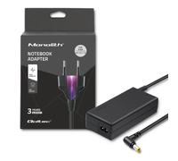 - Adaptateur secteur - CA 100-240 V - 90 Watt - noir - pour Acer Aspire 56XX, 95XX; Ferrari 50XX; TravelMate 42XX, 46XX, 82XX; NEC Versa P440