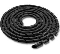 Qoltec Organisateur de câbles en spirale Noir 1 pièce (52250)