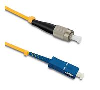 Qoltec Patchcord Fiber Optic FC/UPC - SC/UPC | Monomode | 9/125 | G652D | Simplex | 20 m