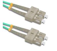 Qoltec Patchcord Fibre Optic SC/UPC - SC/UPC - Multimode - 50/125 - OM4 - Duplex - 10 m