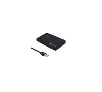 Qoltec QOLTEC Boîtier externe pour disque dur HDD/SSD 2,5" SATA3 USB 2.0 Noir (2.5"), Boîtier pour disques durs, Noir