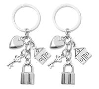 QOMJUFA Cadeau Saint Valentin pour Homme Femme, Porte Clef Couple Amour, Saint Valentin Homme Femme, St Valentin Femme, Cadeau Porte-Clés Idéal pour Couple Petite Amie Petit Ami - Je t'aime