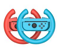 QOMJUFA Volants pour Switch/Switch OLED, Joy-Con Steering Wheel Compatible avec Mario Kart 8 Deluxe [Pack de 2]