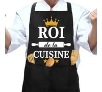 QONCV Cadeau Fete Des Papy, Cadeau Papa Papy Pere Grand Pere Tablier Apron Aproron Homme Noel Fête des Pères Anniversaire Saint Valentin Paques Merci Retraite Remerciements Original Cadeaux Idee