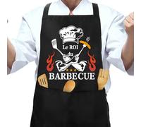 QONCV Cadeau Fete Des Papy, Cadeau Papy Papa Pere Grand Pere Tablier Apron Aproron Homme Fête des Pères Anniversaire Noel Saint Valentin Paques Merci Remerciements Retraite Original Cadeaux Idee