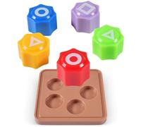 Qooloo Jeu Traditionnel coréen, Jeu Osselets,Jack Stone Pebbles Set,Korean Folk Game Set, Jeu d'entraînement pour la Coordination œil-Main (10 Pièces + 2Base)