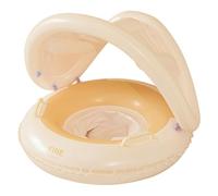 Qooplu Flotteur De Natation Enfant - Radeau Gonflable avec Auvent Protection Contre Le ,Bouée Piscine Adorable pour Fille Garçon | pour Douche Plage Été Jeux Extérieurs Aquatiques