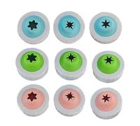 Qooplu Kit de buses pour sorbetière | 9 pièces pour desserts à texture onctueuse | Pièces de remplacement pour buse à tourbillon - Pour préparations sucrées à la maison