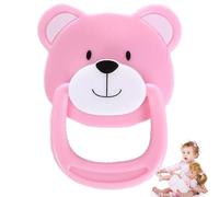 Qooplu Sucette magnétique | Sucette magnétique Reborn Doll | factice en forme d'ours garçon fille, mamelon de poupées pour accessoires de poupées bricolage