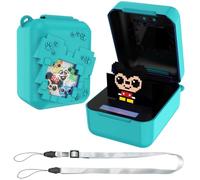 Qoosea Etui en Silicone pour Bitzee Animal de Compagnie Numérique avec Lanière Étui Protecteur en Silicone Étui Souple à Couverture Intégrale Compatible avec Bitzee (Vert)