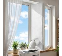 Qoosea Joint de Fenêtre pour Climatiseur, Portable Universelle Kit Calfeutrage pour Climatiseur Mobile Sèche-Linge, Étanche Tissu De Calfeutrage pour Fenetre Installation Facile (400CM)