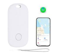 Qoosea Localisation Précise et Anti-Perte Localisateur D'objets Perdus Intelligent Trouvez Vos Clés/Valises/Cartables/Portefeuilles ou Enfants âgés et Voitures pour iOS Pas pour Android(Blanc)