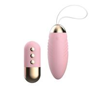 Qoosea Vibrateur Bullet Vibromasseur, Boules de Geisha Bullet Vibromasseurs avec 10 Modes Vibration, Oeuf Vibrant du Clitoridien Point G Sex Toys, pour Femmes Couple Adultes Jouets sexuels, Rose
