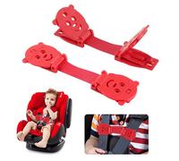 QOPAHI Lot de 2 sangles de siège auto anti-fuite, clip de poitrine pour siège de voiture, empêche les enfants/enfants de sortir leurs bras du siège auto pour enfant/chaises hautes/poussettes/rênes de