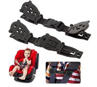 QOPAHI Lot de 2 sangles de siège de voiture anti-fuite, harnais de poitrine pour bébé, clip de sécurité pour siège de voiture, empêche les enfants/enfants de sortir leurs bras du siège auto pour