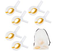 QOPAHI Lot de 6 pinces à serviettes pour chaises longues de soleil, grandes serviettes de plage, pinces à vêtements antidérapantes pour chaise longue, corde à linge, transats, avec cordon de serrage