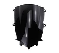 QOPUYNH Pare-Brise Visière De Pare-Brise De Sport Noire À Double Bulle, Accessoires De Moto pour Yam&aha YZF R7 2021 2022 YZF-R7 21-22