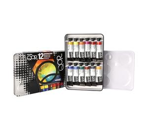 QOR Aquarelle Extra Fine Set découverte 12 couleurs 5ml