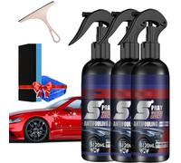Qosigote 2025 New Multi - Functional Coating Renewal Agent, Spray Coating Agent, 3 In 1 High Protection Quick Car Fast-Acting Spray, (3PCS)