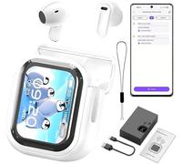 Qosigote 2026 Nouveau Écouteurs De Traduction avec Écran Couleur Et Réduction De Bruit, Ecouteur Traducteur IA, 134 Traducteur Instantané Oreillette, Écran Tactile, Étanches, sans Fil (Noir)