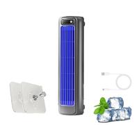 Qosigote Briza Ac, Brizaac, Festberg Cooling Ace, Beat The Scorching Heat & Humidity - Instantly, Quiet Desktop Tower Fan, 3 Speeds, Fan Bladeless, Desk Fan For Bedroom Office Home (Grau)