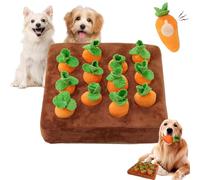 Qosigote Champ À Renifler - Jouet Interactif pour Animaux， Tapis De Fouille Chien Carotte Créatif, Jouet Interactif Chien, Entraînement À Renifler, pour Éliminent L'ennui Et Le Stress (1pc)