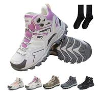 Qosigote Chaussures De Randonnée À Confort Orthopédique, Un Amorti Renforcé, Une Semelle Flexible, Et Un Confort Qui Suit Chacun De Vos Pas, Même sur Les Terrains Les Plus Accidentés (Violet,41)