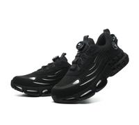 Qosigote Chaussures De Sécurité Hommes Gravité, La Sécurité Qui Se Porte comme Une Sneaker, Antidérapante, Anti-Smash Et Anti-Puncture, À Embout en Acier (Noir,42)