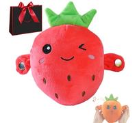 Qosigote Interactive Music Plush Toy, Banana Plush Musical Sensory Toy with Sounds, Support Clapping, Tapping and Rhythm Battle Gameplay, Perfect for Parent-Child Bonding,Family Party Moments (A)
