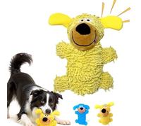 Qosigote Jouet De Nettoyage des Dents Rieur Aux Couleurs De Chien, Jouet De Noel pour Chien, S'amuser Et Prendre Soin des Dents, l'exercice Et L'utilisation Mentale (Gelb)