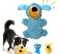 Qosigote Jouet De Nettoyage des Dents Rieur Aux Couleurs De Chien, Jouet De Noel pour Chien, S'amuser Et Prendre Soin des Dents, l'exercice Et L'utilisation Mentale (Blau)