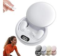 Qosigote Mindpods Écouteurs, Mindpods Ecouteur Sommeil, Écouteurs sans Fil Intra-Auriculaires, Conception Ergonomique, Aucune Pression sur L'oreille, Adapté À Chaque Instant (Blanc)