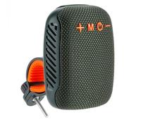 Qosigote Waterproof Bicycle Bluetooth Speaker with Mounting Bracket, Rechargeable Mini Enceinte Bluetooth SD/TF/TWS/AUX, Portable Enceinte Connectée pour Outdoor Cyclisme, Randonnée (Améliorée,Noir)